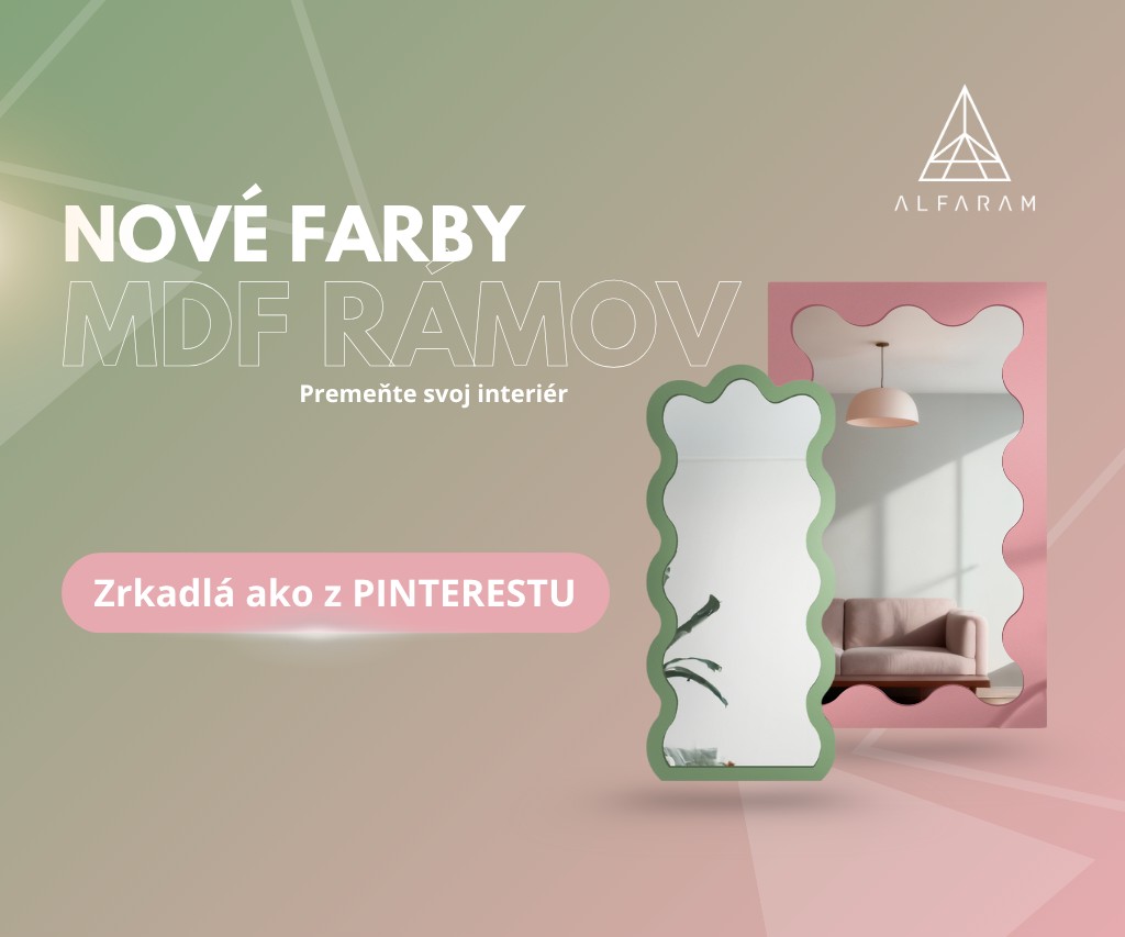 Nove Farby MDF Ramov Premente svoj interier
